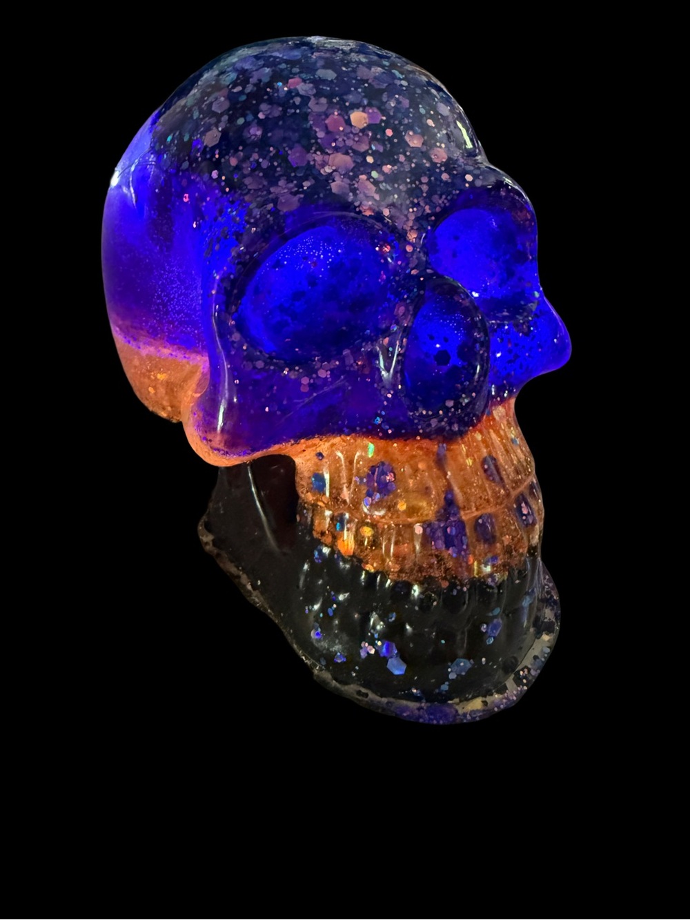 OAK Artisan Created Resin LED Light Skull